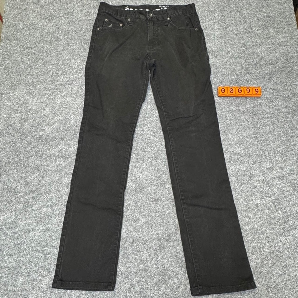 Aeropostale black slim straight jeans size 32/34.